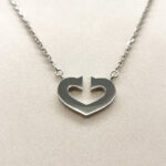 Cartier necklace 18k white gold Heart