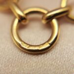 Chane1 Baroque necklace 18k yellow gold Pearl with fringe - Image 9