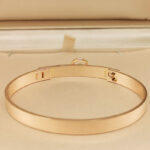 Hermès Collier de Chien 18k rose gold bracelet, small - Image 5
