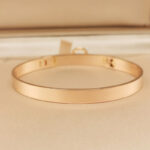 Hermès Collier de Chien 18k rose gold bracelet, small - Image 6