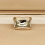 Bvlgari ring 18k rose gold and steel waist, 52 - Image 3