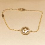 Dior Rose des Vents bracelet 18k yellow gold, diamond, mother-of-pearl - Image 10