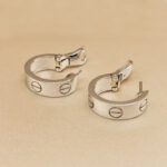 Cartier Love earrings 18k white gold - Image 4
