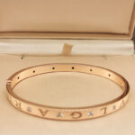 Bvlgari B.zero1 Essential bangle bracelet 18k rose gold set with diamonds, M - Image 2