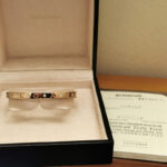 Bvlgari B.zero1 Essential bangle bracelet 18k rose gold set with diamonds, M - Image 7