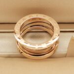 Bvlgari B.zero1 ring three-band 18k rose gold, diamond, 53 - Image 7