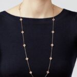 Van Cleef & Arpels Alhambra Sweet Alhambra long necklace, 16 motifs, 18k rose gold - Image 9