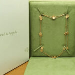 Van Cleef & Arpels Alhambra Sweet Alhambra long necklace, 16 motifs, 18k rose gold - Image 7