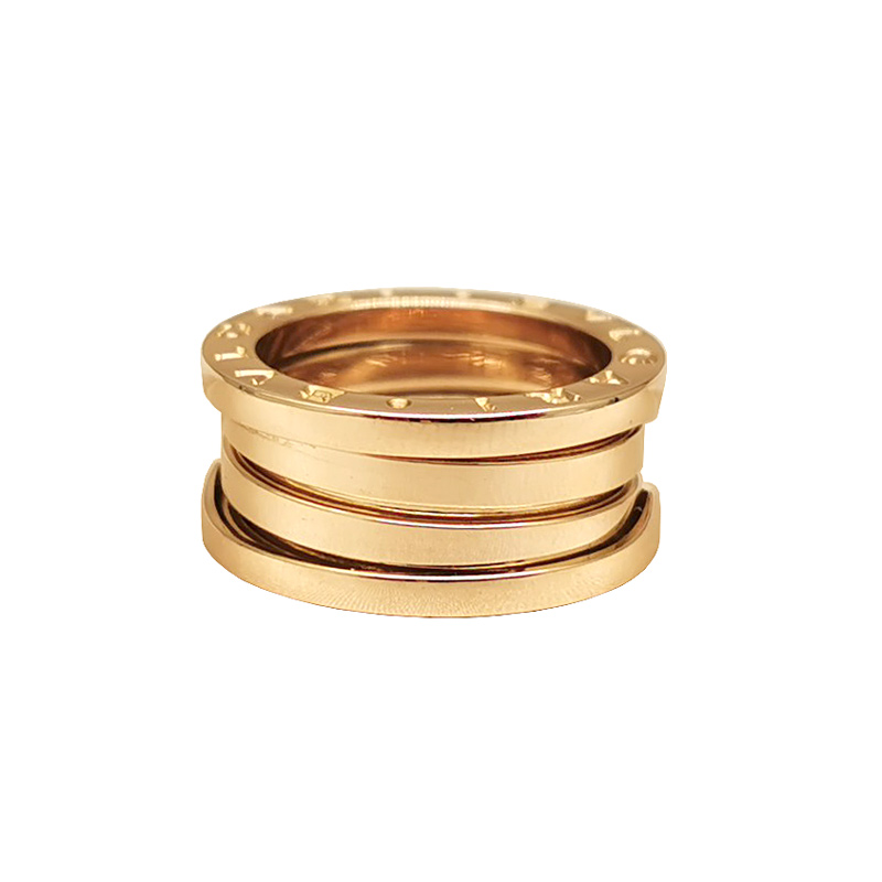 103241-2 Bvlgari B.zero1 ring three-band 18k rose gold, 49 - Image 1