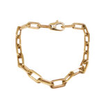 Cartier Santos de Cartier Santos-Dumont chain bracelet 18k yellow gold, 20