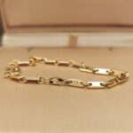 Cartier vintage chain bracelet in 18k yellow gold,18 - Image 4