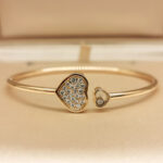 Chopard Happy Hearts bangle, 18k rose gold, diamonds, 17 - Image 2