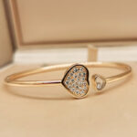 Chopard Happy Hearts bangle, 18k rose gold, diamonds, 17 - Image 5