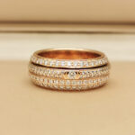Piaget Possession ring 18k rose gold diamond, 56 - Image 2