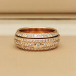 Piaget Possession ring 18k rose gold diamond, 56 - Image 3