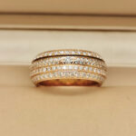 Piaget Possession ring 18k rose gold diamond, 56 - Image 4