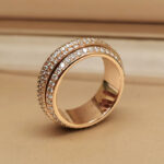 Piaget Possession ring 18k rose gold diamond, 56 - Image 6