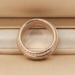 Piaget Possession ring 18k rose gold diamond, 56 - Image 8
