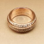 Piaget Possession ring 18k rose gold diamond, 56 - Image 9