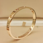 Cartier Love Bracelet Multi Gem Rainbow 18k rose gold, 17 (end 2015) - Image 2