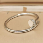 Cartier Juste un Clou bracelet 18 white gold, diamond,15 - Image 3