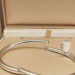 Cartier Juste un Clou bracelet 18 white gold, diamond,15 - Image 4
