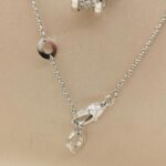 Bvlgari B.zero1 necklace 18k white gold, pavé diamonds - Image 4