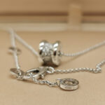 Bvlgari B.zero1 necklace 18k white gold, pavé diamonds - Image 5