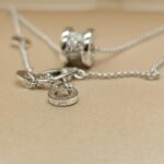 Bvlgari B.zero1 necklace 18k white gold, pavé diamonds - Image 6