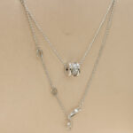 Bvlgari B.zero1 necklace 18k white gold, pavé diamonds - Image 7