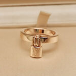Louis Vuitton Berg Lockit ring 18k rose gold, 54 - Image 2