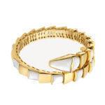 Bvlgari Serpenti bracelet 18k yellow gold, mother-of-pearl, M