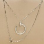 Cartier Juste un Clou necklace 18k white gold and diamond - Image 3