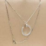 Cartier Juste un Clou necklace 18k white gold and diamond - Image 6