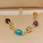 Bvlgari B.zero1 bracelet 18k yellow gold coloured gemstones,18-21 cm - Image 4