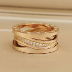 Bvlgari B.zero1 Legend ring 18k rose gold, diamond, 55 - Image 2