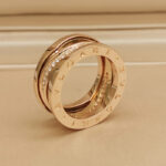 Bvlgari B.zero1 Legend ring 18k rose gold, diamond, 55 - Image 5