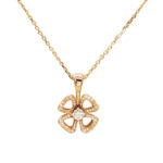 Bvlgari Fiorever necklace 18k rose gold, diamonds