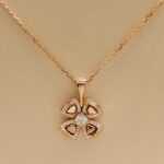 Bvlgari Fiorever necklace 18k rose gold, diamonds - Image 3