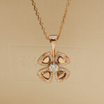 Bvlgari Fiorever necklace 18k rose gold, diamonds - Image 6