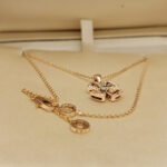 Bvlgari Fiorever necklace 18k rose gold, diamonds - Image 10