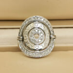 Bvlgari Astrale ring 18k white gold, diamond, 52 - Image 2