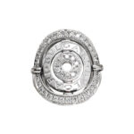 Bvlgari Astrale ring 18k white gold, diamond, 52