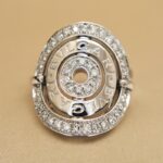 Bvlgari Astrale ring 18k white gold, diamond, 52 - Image 3