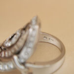 Bvlgari Astrale ring 18k white gold, diamond, 52 - Image 6