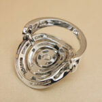 Bvlgari Astrale ring 18k white gold, diamond, 52 - Image 8