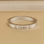 Cartier Maillon Panthère wedding ring, 18k white gold, 56 - Image 2
