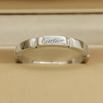 Cartier Maillon Panthère wedding ring, 18k white gold, 56 - Image 3