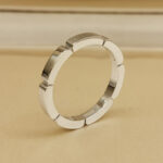 Cartier Maillon Panthère wedding ring, 18k white gold, 56 - Image 6