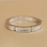 Cartier Maillon Panthère wedding ring, 18k white gold, 56 - Image 7